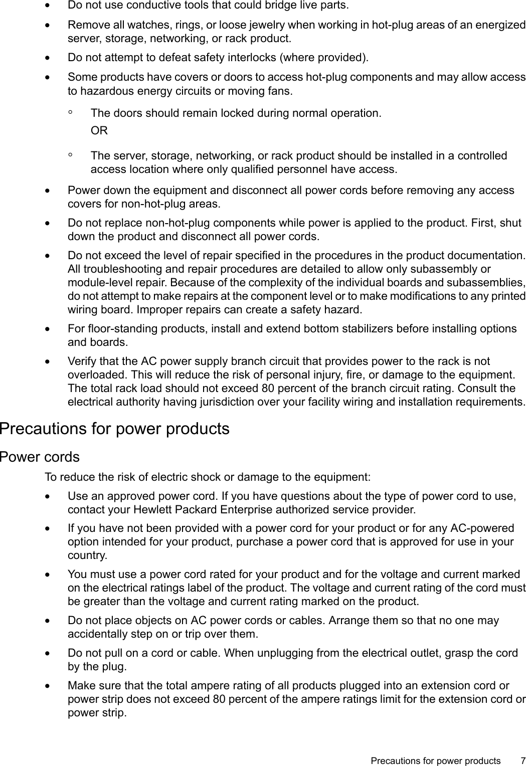 Page 7 of Hewlett Packard Enterprise APINR203P203 802.11 a/b/g/n/ac Wireless Access Point User Manual  3 of 3 
