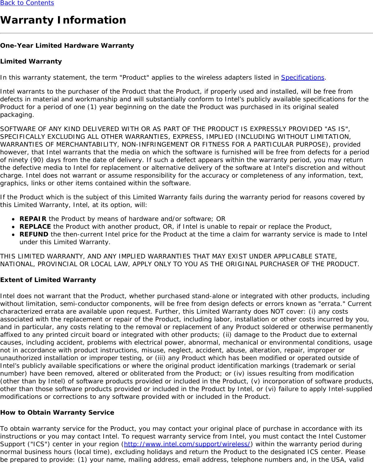 Page 70 of Hewlett Packard Enterprise EL3009260 Wifi/BT Module User Manual Intel     WiFi Adapter Information Guide
