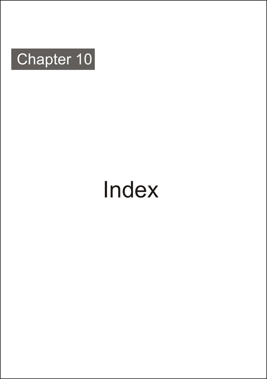IndexChapter 10