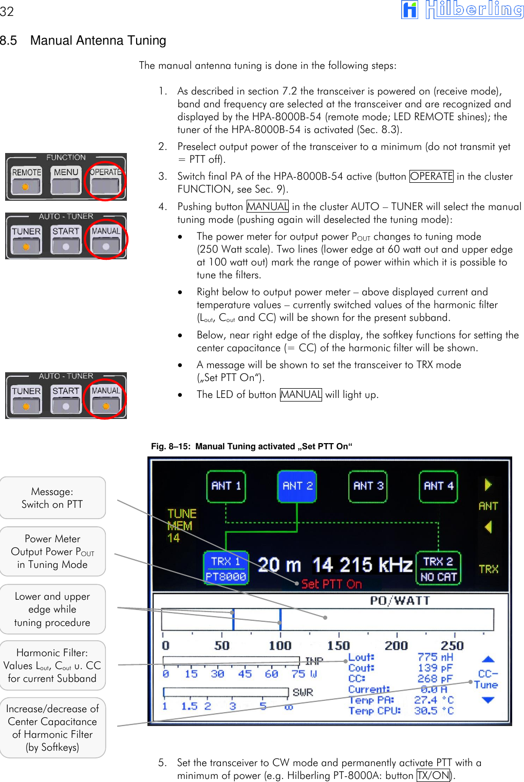 Hilberling RF Laboratories HPA8000B54 Amateur Radio Power Amplifier 1