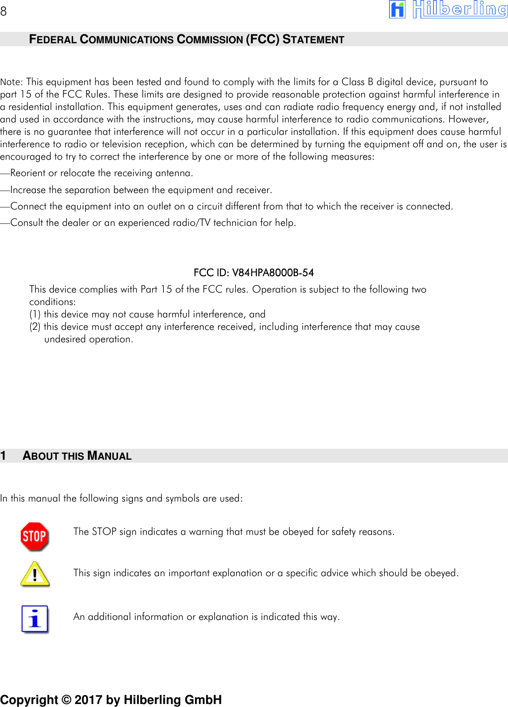 Hilberling RF Laboratories HPA8000B54 Amateur Radio Power Amplifier 1