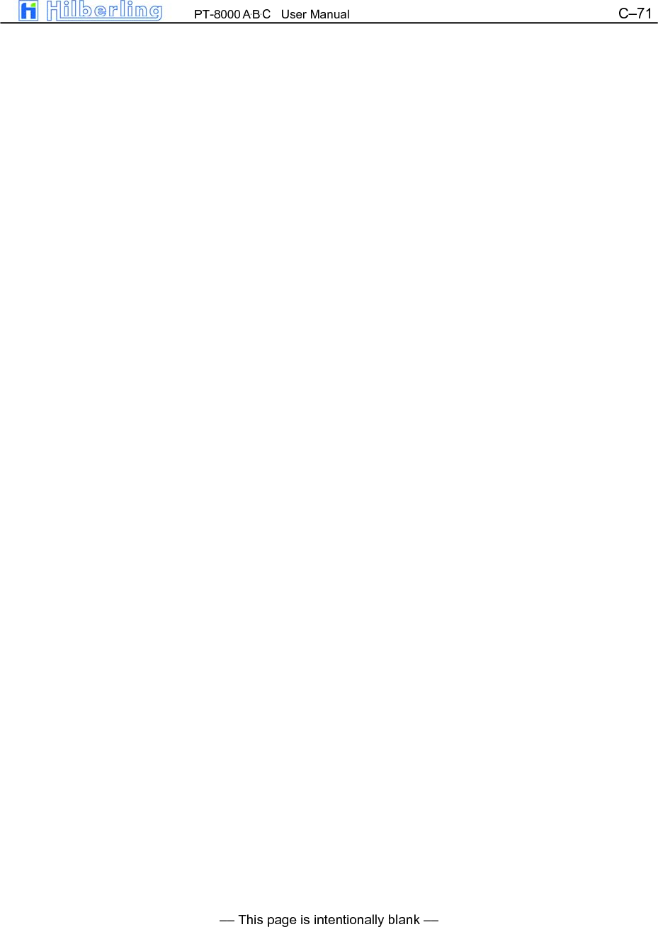 C&ndash;72  Part C   Installation And Operation  