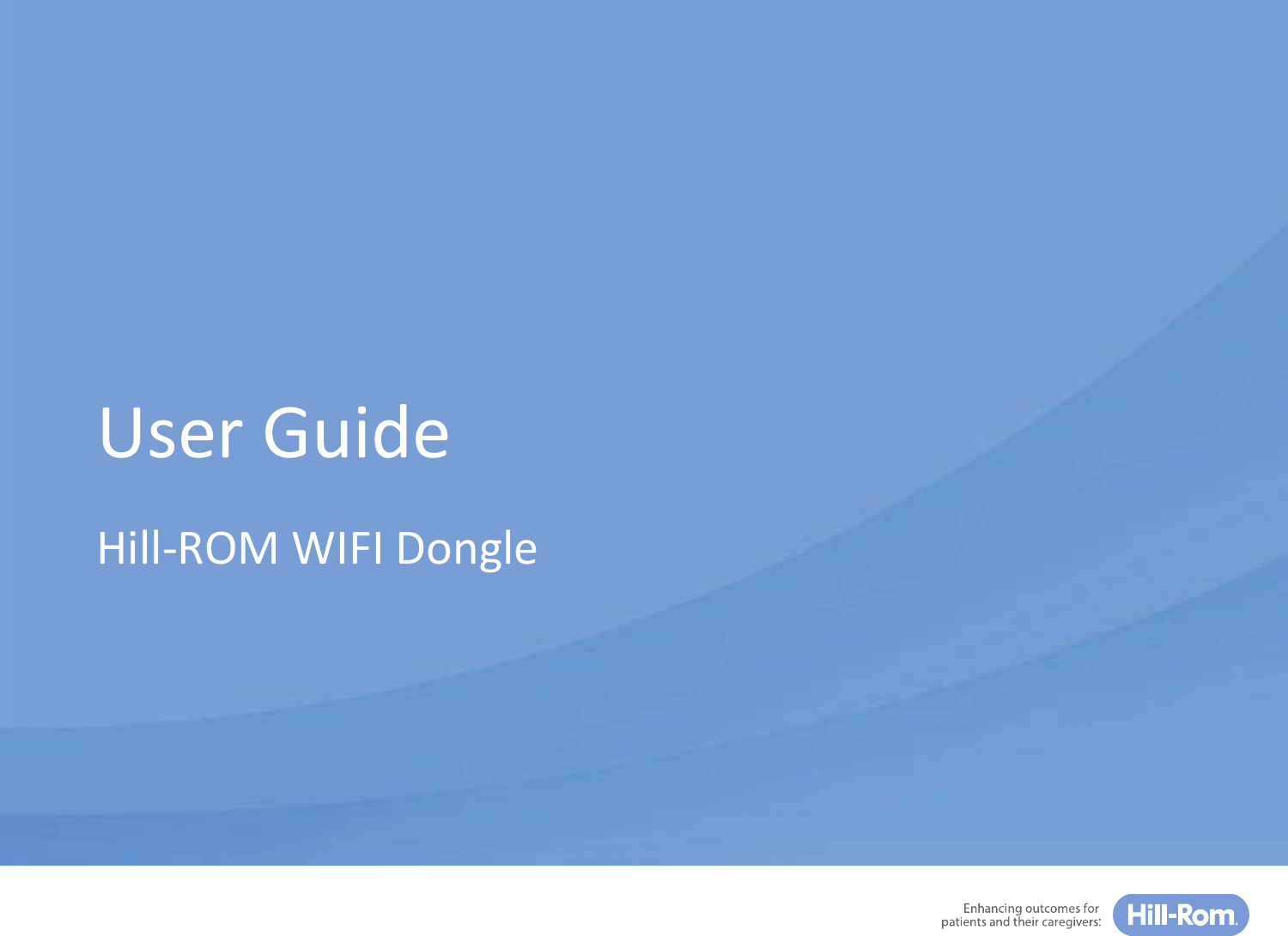 UserGuideHill‐ROM WIFIDongle