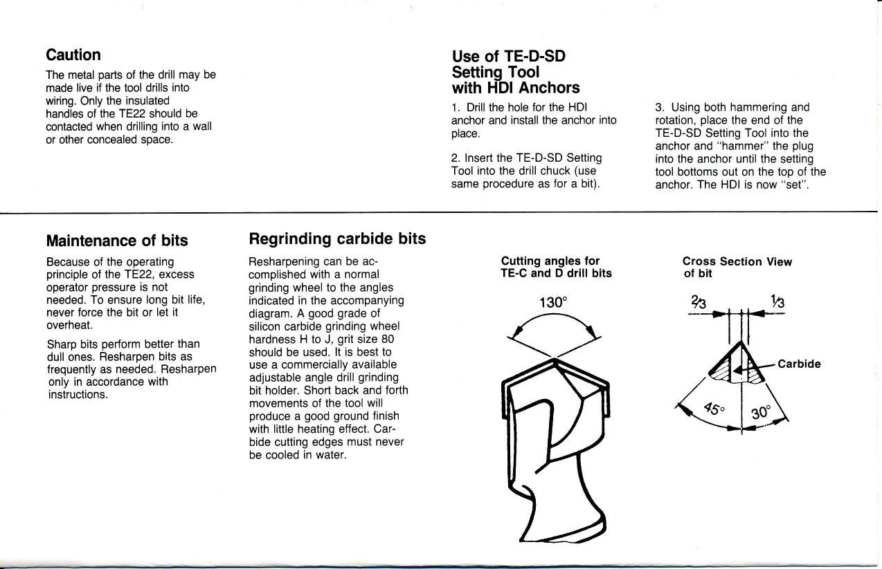 Page 4 of 5 - Hilti Hilti-Te-22-Instruction-Manual- ManualsLib - Makes It Easy To Find Manuals Online!  Hilti-te-22-instruction-manual