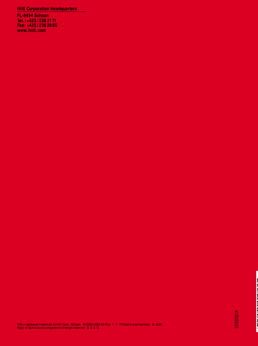 Page 12 of 12 - Hilti Hilti-Wsr1000-Users-Manual- 2-PI-WSR1000_en  Hilti-wsr1000-users-manual