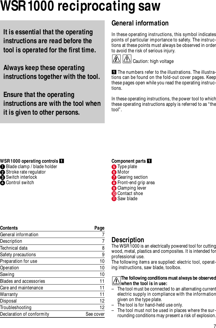 Page 5 of 12 - Hilti Hilti-Wsr1000-Users-Manual- 2-PI-WSR1000_en  Hilti-wsr1000-users-manual