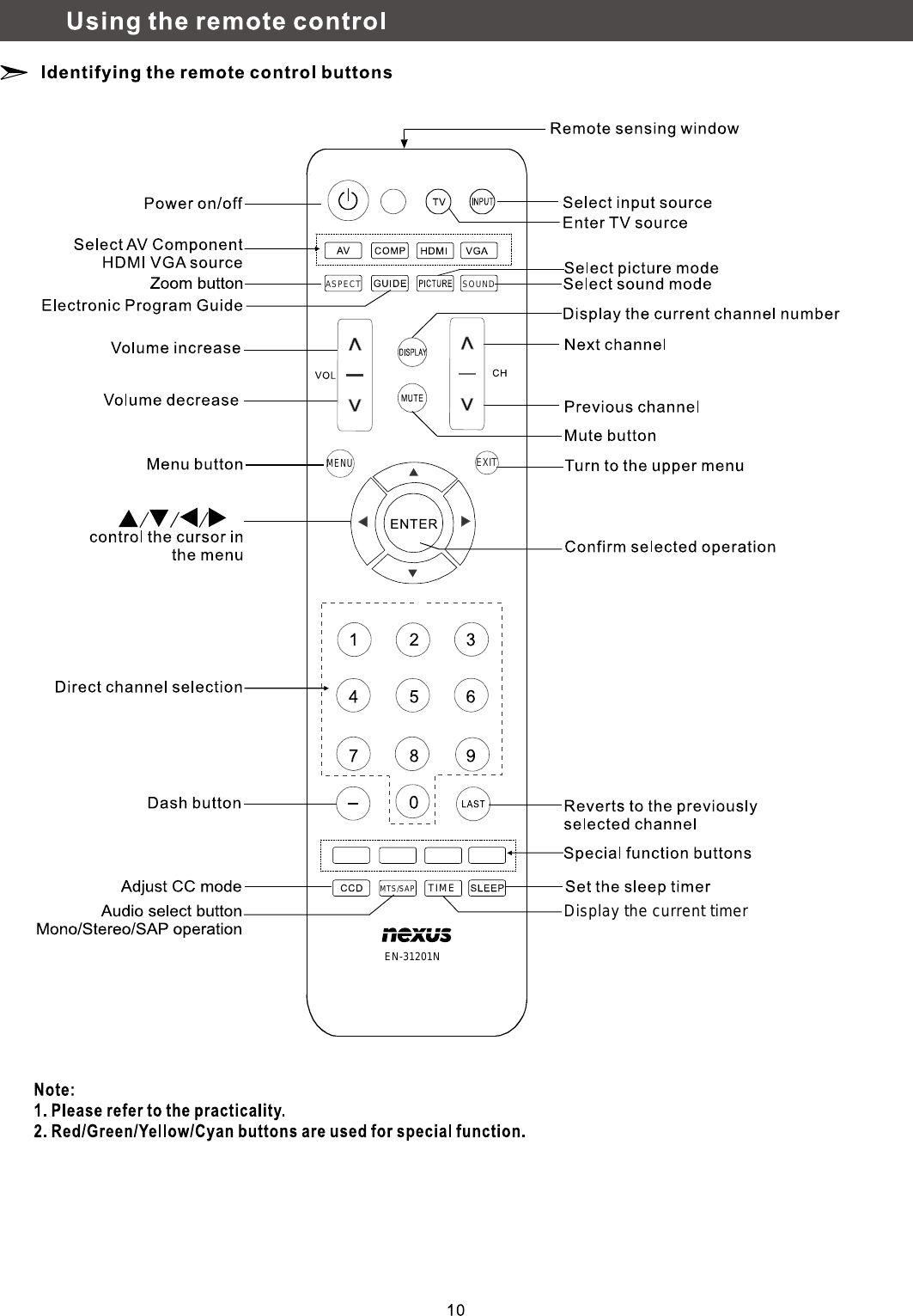 MTS/SAPDisplay the current timer TIMEMENUASPECT SOUNDEXITEN-31201N