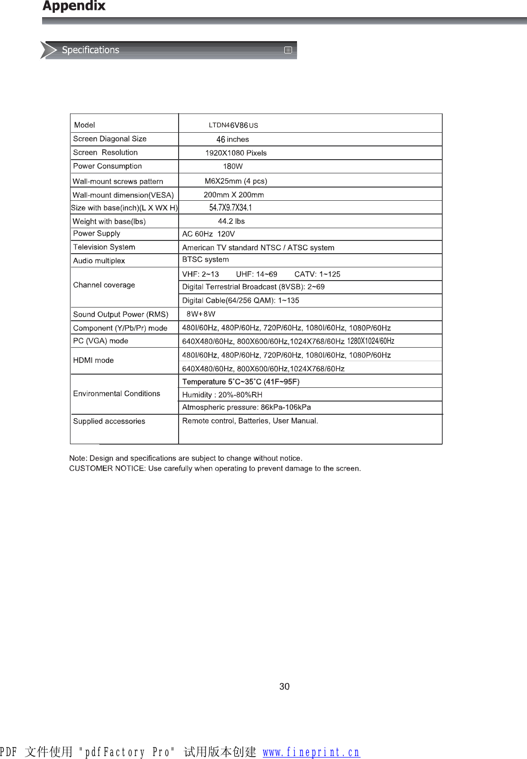 ÔÌÜÒìËÍï ðÉPDF 文件使用 &quot;pdfFactory Pro&quot; 试用版本创建 www.fineprint.cn6V8646854.7X9.7X34.11280X1024/60Hz