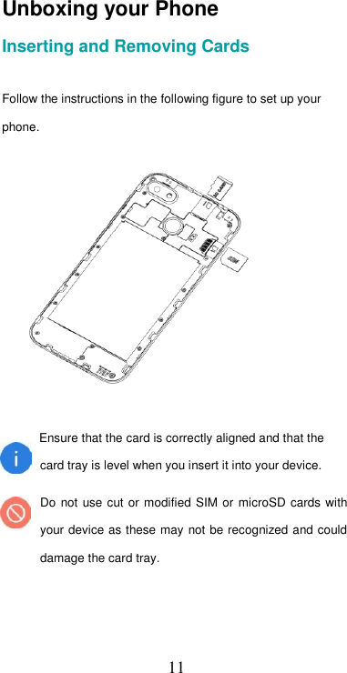 Page 12 of Hisense F23PLUS Mobile Phone User Manual