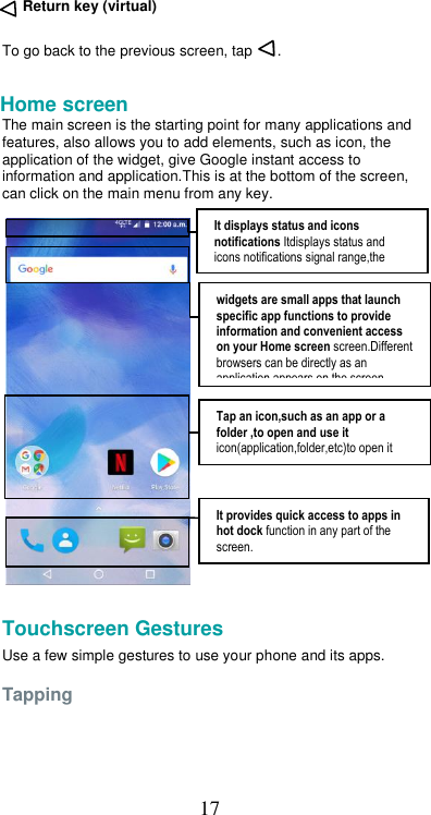 Page 18 of Hisense F23PLUS Mobile Phone User Manual