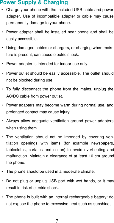 Page 8 of Hisense F23PLUS Mobile Phone User Manual