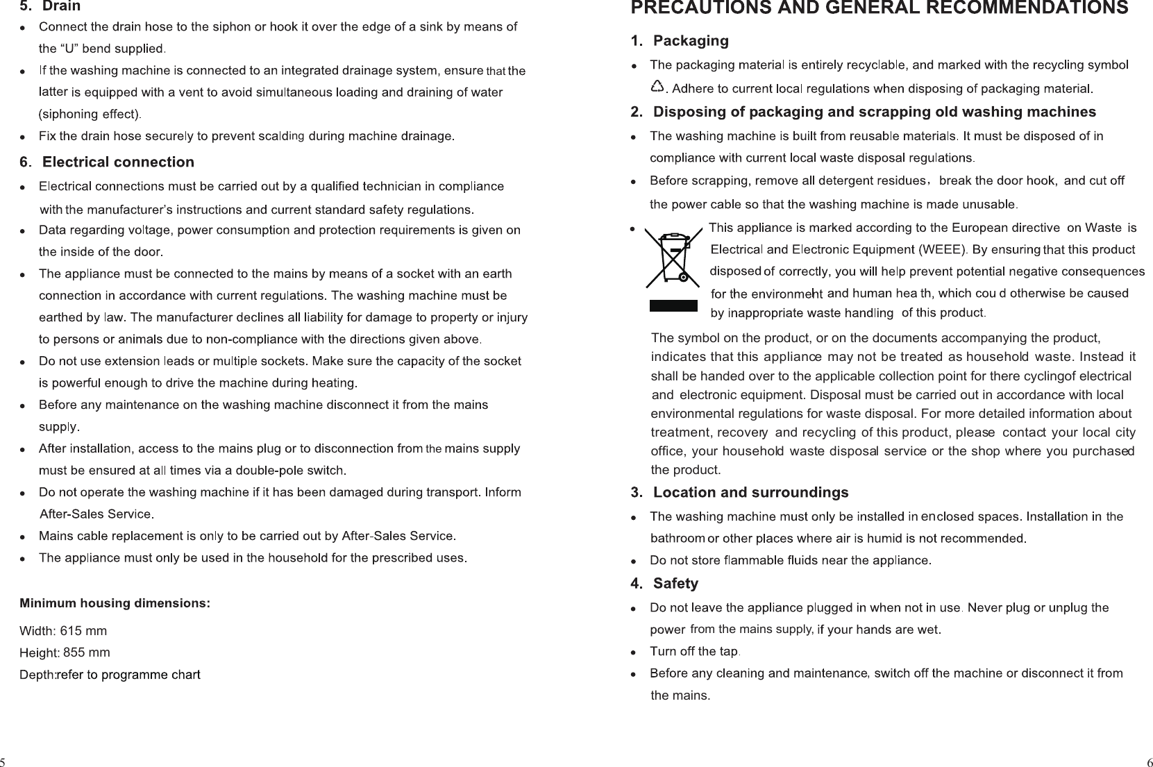 Page 5 of 12 - （1578475）X08060026-B-说明书（英语）-WFH8014  WDBL1014V-User-Manual