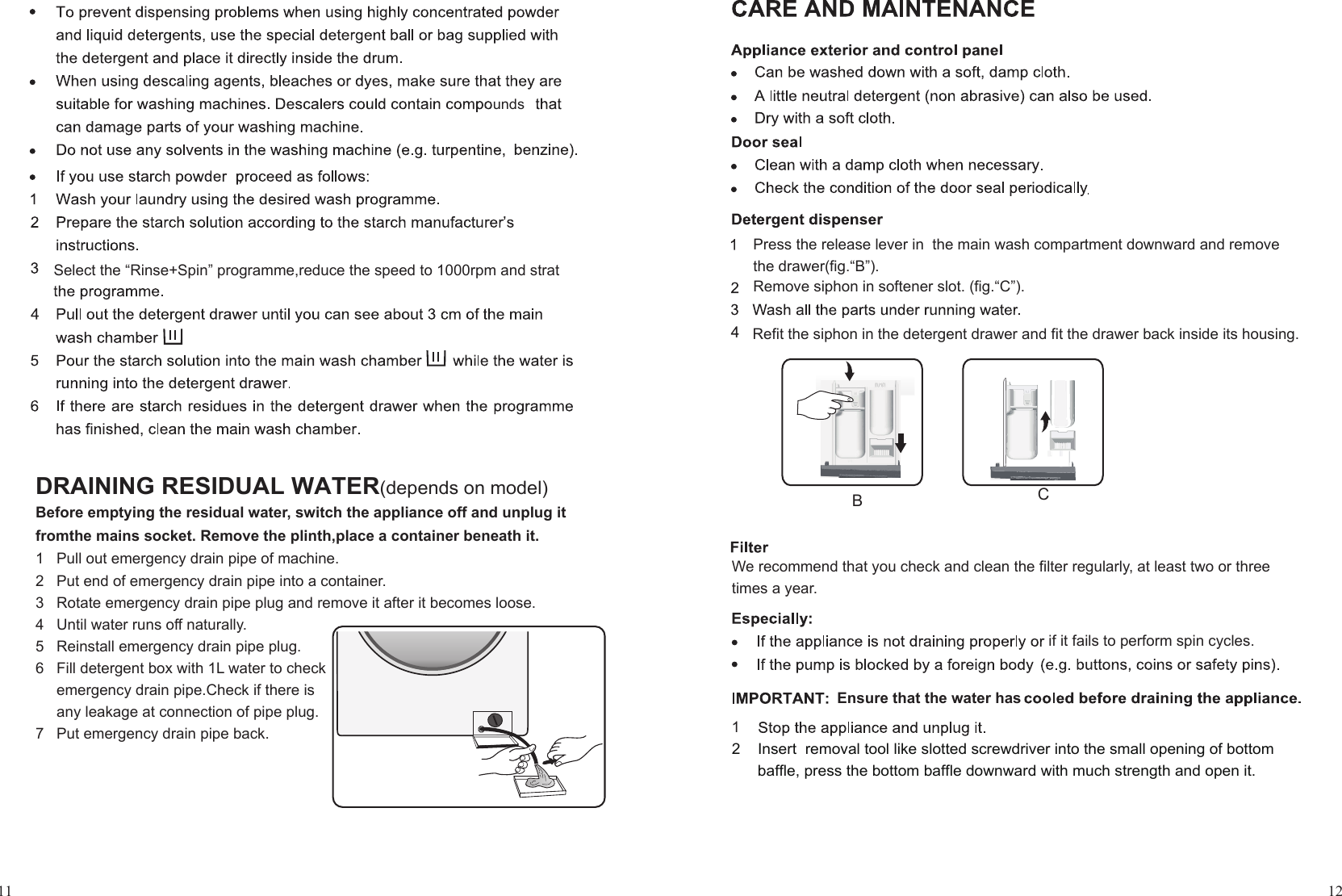 Page 8 of 12 - （1578475）X08060026-B-说明书（英语）-WFH8014  WDBL1014V-User-Manual