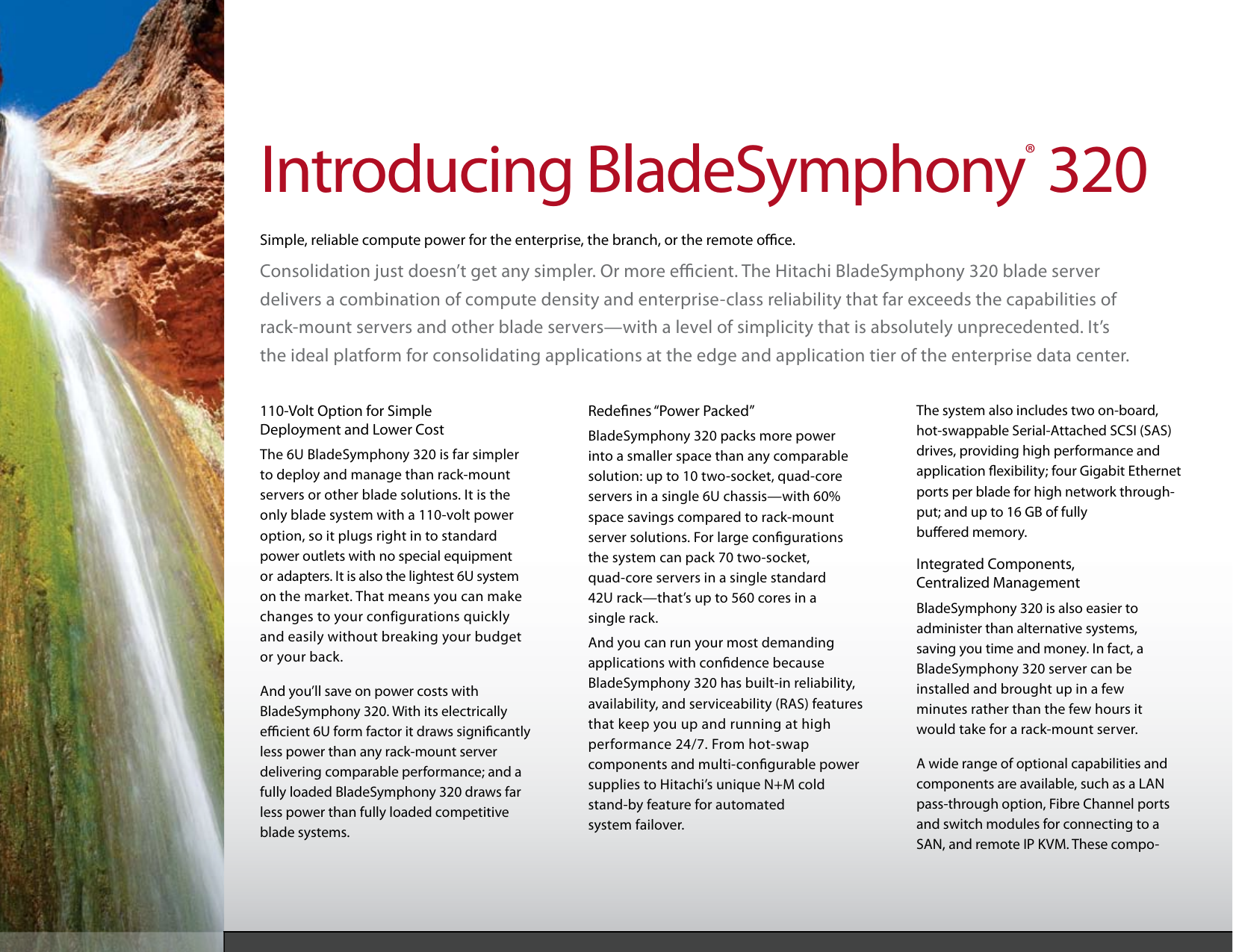 Page 2 of 4 - Hitachi  If Not Then Blade Symphony 320 Brochure Datasheet D08