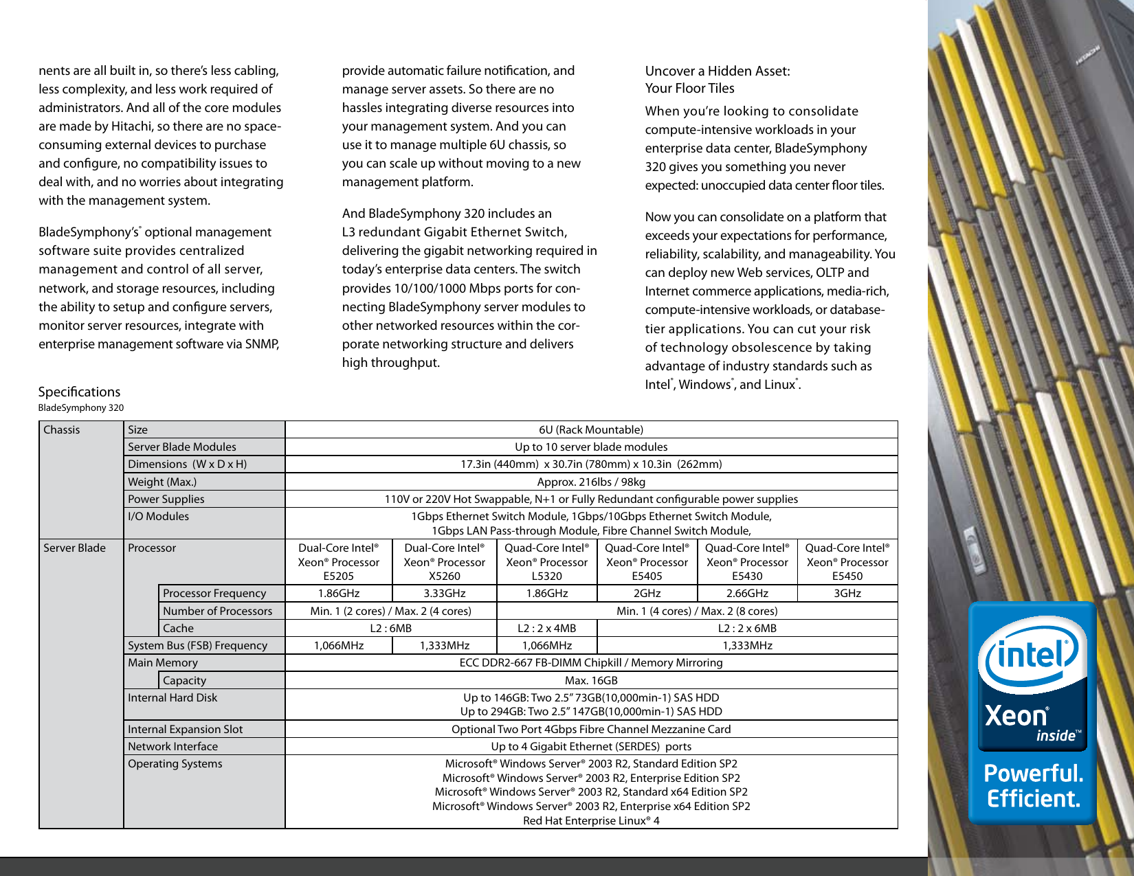 Page 3 of 4 - Hitachi  If Not Then Blade Symphony 320 Brochure Datasheet D08