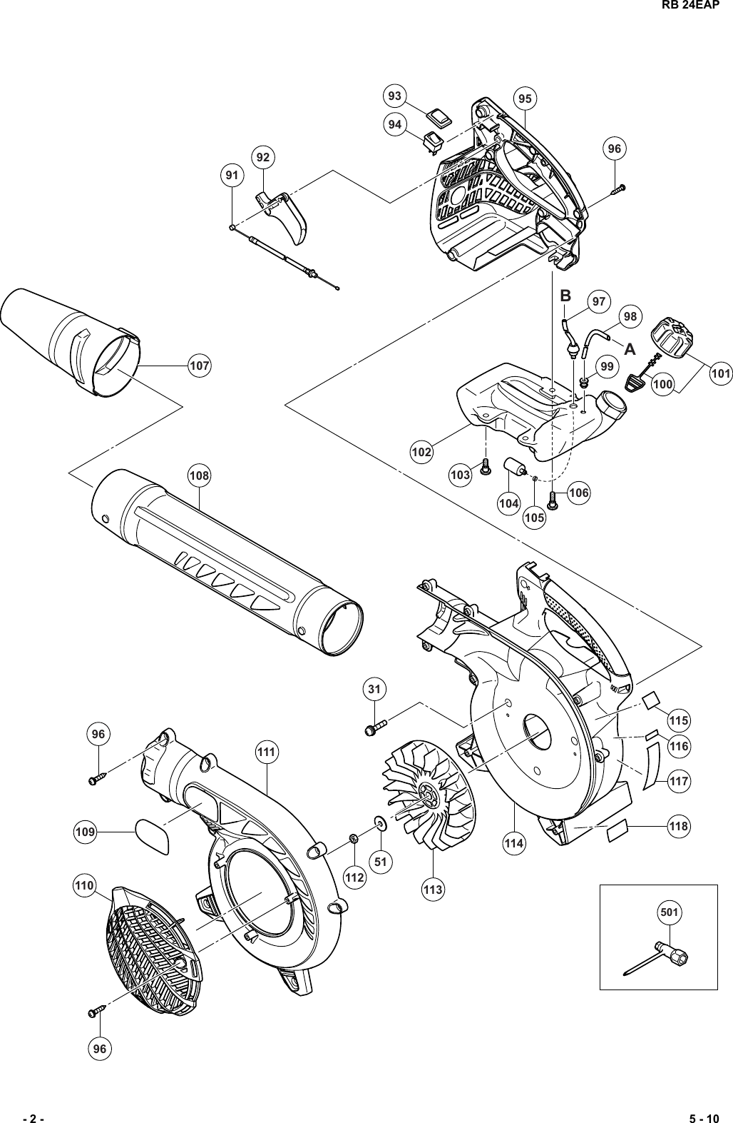 Page 2 of 6 - Hitachi Hitachi-Engine-Blower-Rb-24Eap-Users-Manual- RB24EAP  Hitachi-engine-blower-rb-24eap-users-manual