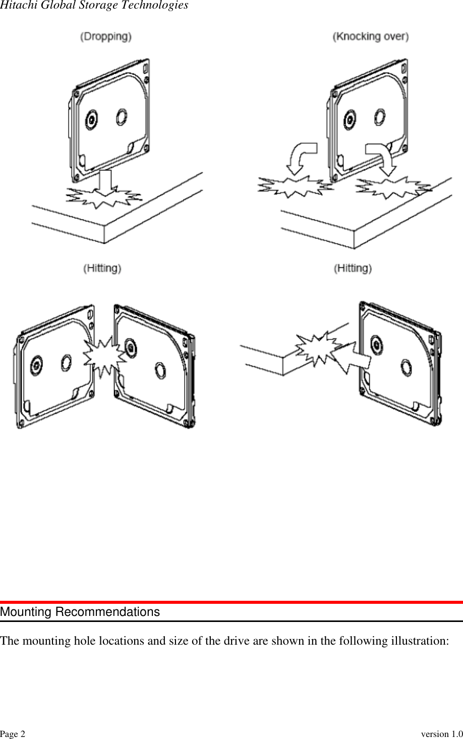 Page 2 of 5 - Hitachi Hitachi-Travelstar-0S03563-Users-Manual TS7K500_IG