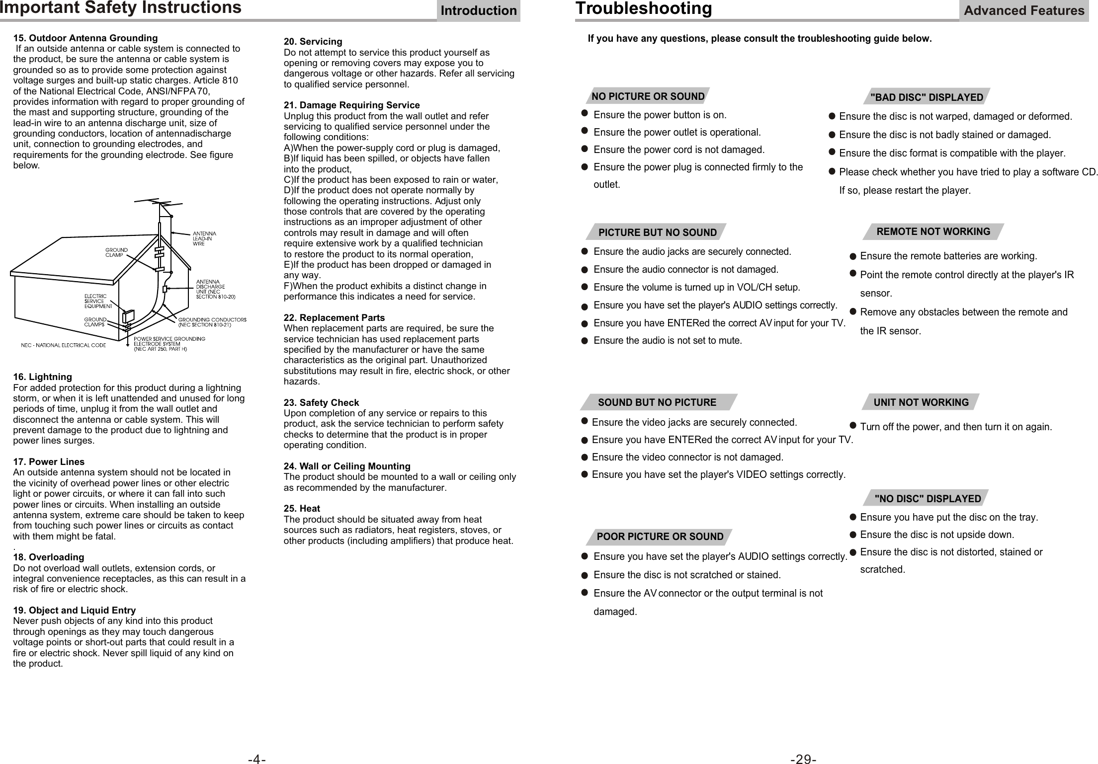Page 5 of 10 - Hiteker Hiteker-Hiteker-Dvd-Player-Sdv-150-Users-Manual- SDV-150×¿È»ËµÃ÷Êé  Hiteker-hiteker-dvd-player-sdv-150-users-manual