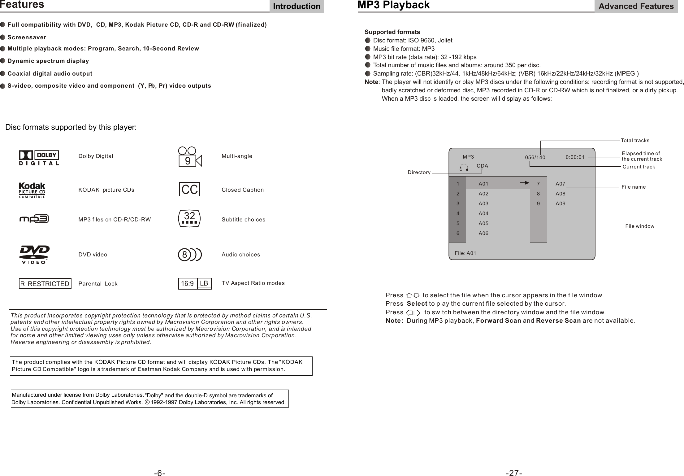 Page 7 of 10 - Hiteker Hiteker-Hiteker-Dvd-Player-Sdv-150-Users-Manual- SDV-150×¿È»ËµÃ÷Êé  Hiteker-hiteker-dvd-player-sdv-150-users-manual