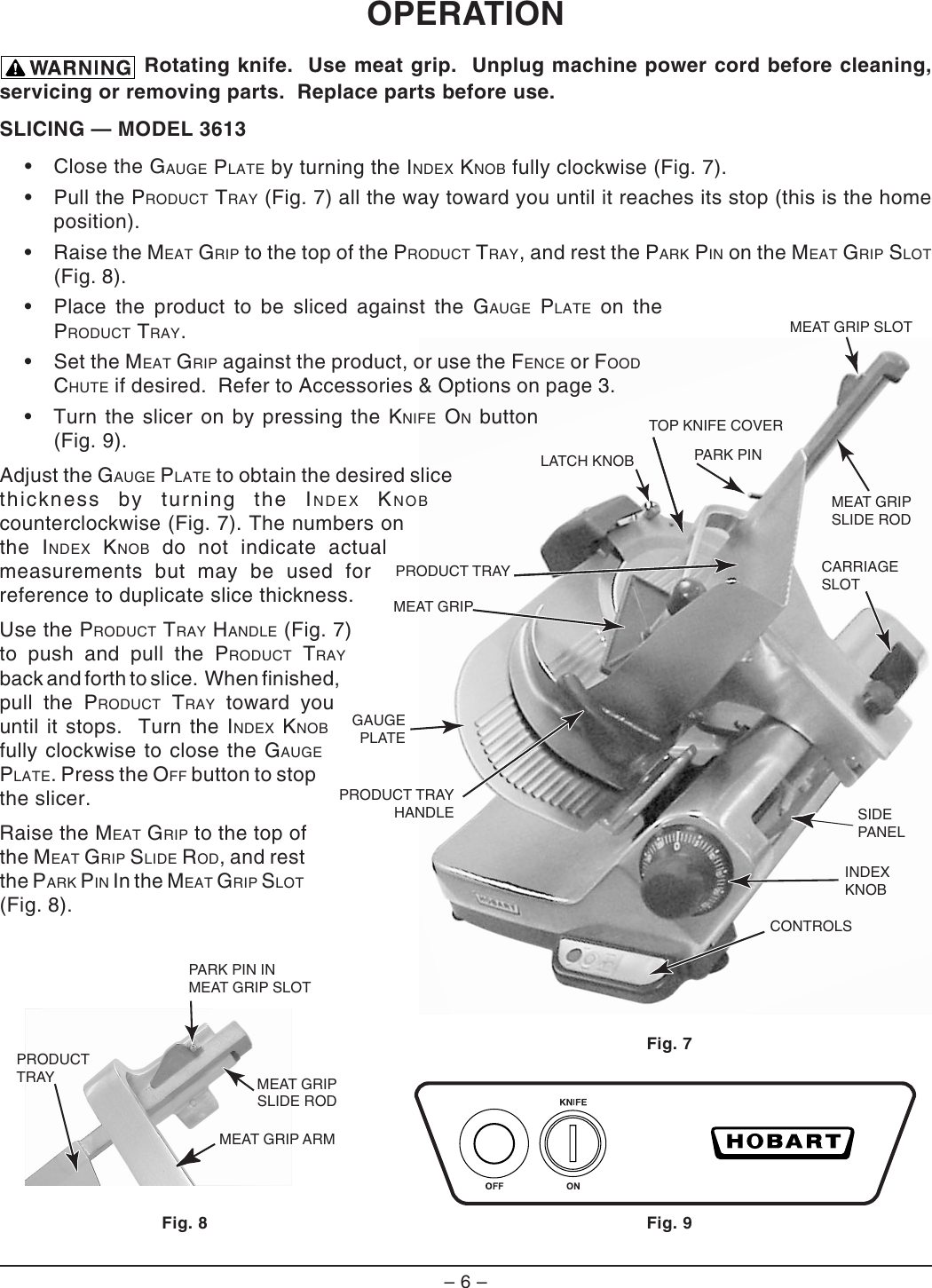 Page 6 of 12 - Hobart Hobart-3613-And-3713-Users-Manual-  Hobart-3613-and-3713-users-manual