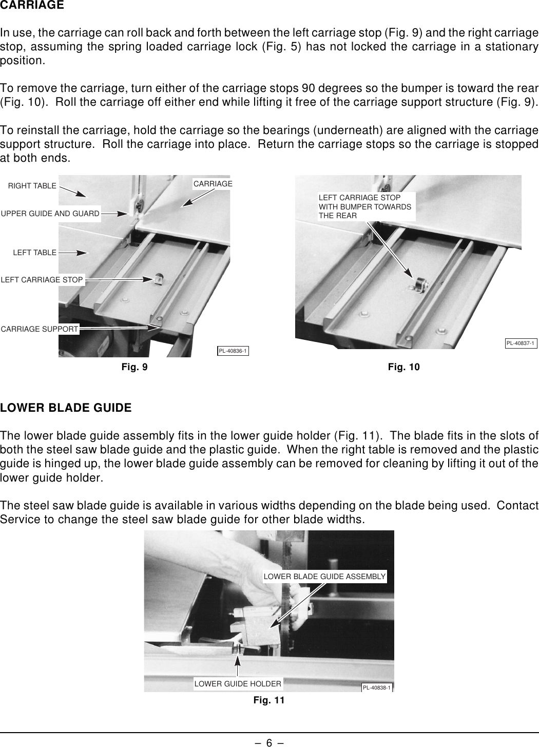 Page 6 of 12 - Hobart Hobart-5801-Users-Manual- F-16322 RevA 5801 Meat Saw  Hobart-5801-users-manual
