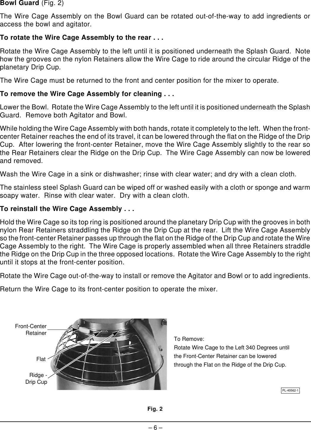 Page 6 of 8 - Hobart Hobart-A200T-Ml-104568-Users-Manual- F-19354  Hobart-a200t-ml-104568-users-manual