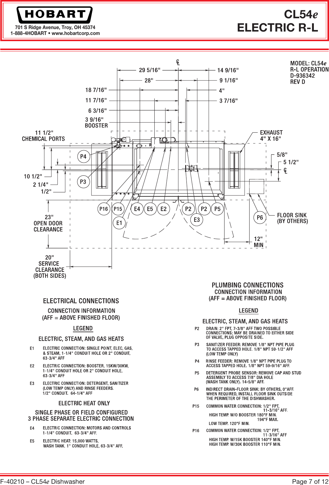 Page 7 of 12 - Hobart Hobart-Cl54E-Users-Manual-  Hobart-cl54e-users-manual