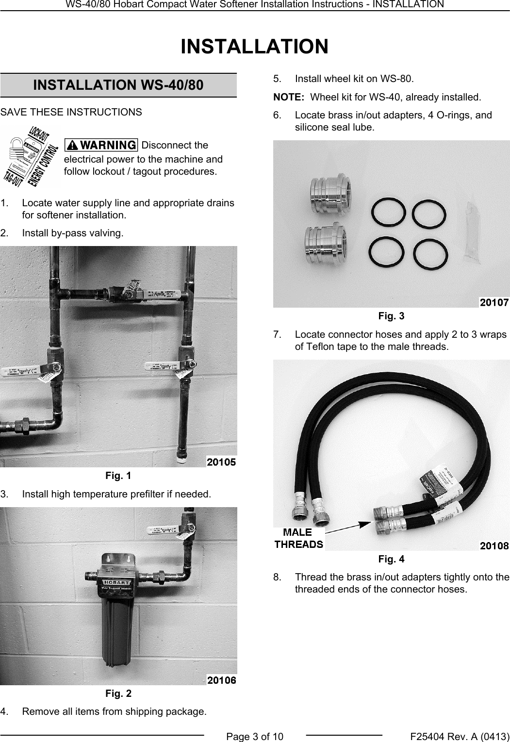 Page 3 of 10 - Hobart Hobart-Corp-Water-System-Ws-40-Users-Manual-  Hobart-corp-water-system-ws-40-users-manual