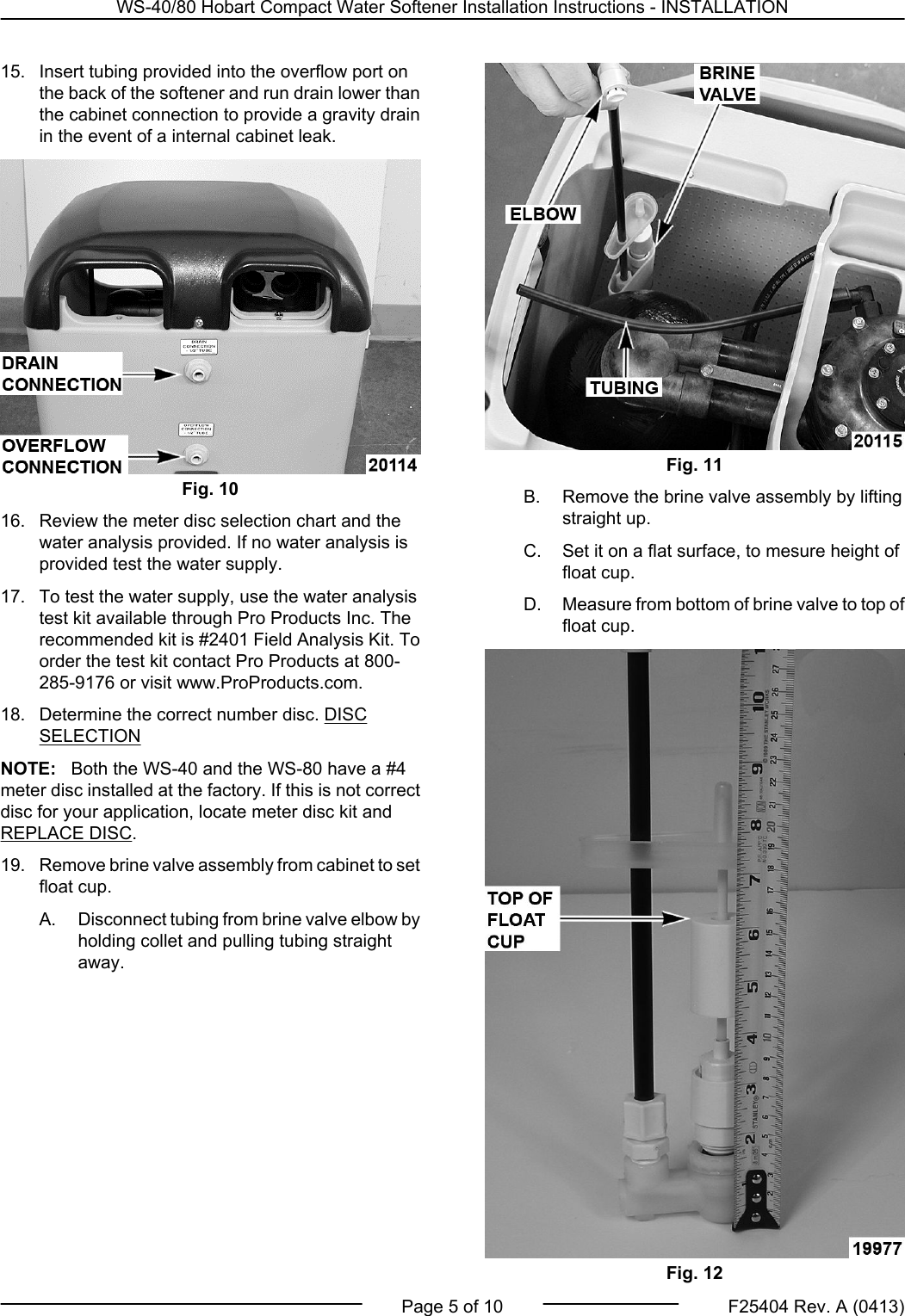 Page 5 of 10 - Hobart Hobart-Corp-Water-System-Ws-40-Users-Manual-  Hobart-corp-water-system-ws-40-users-manual