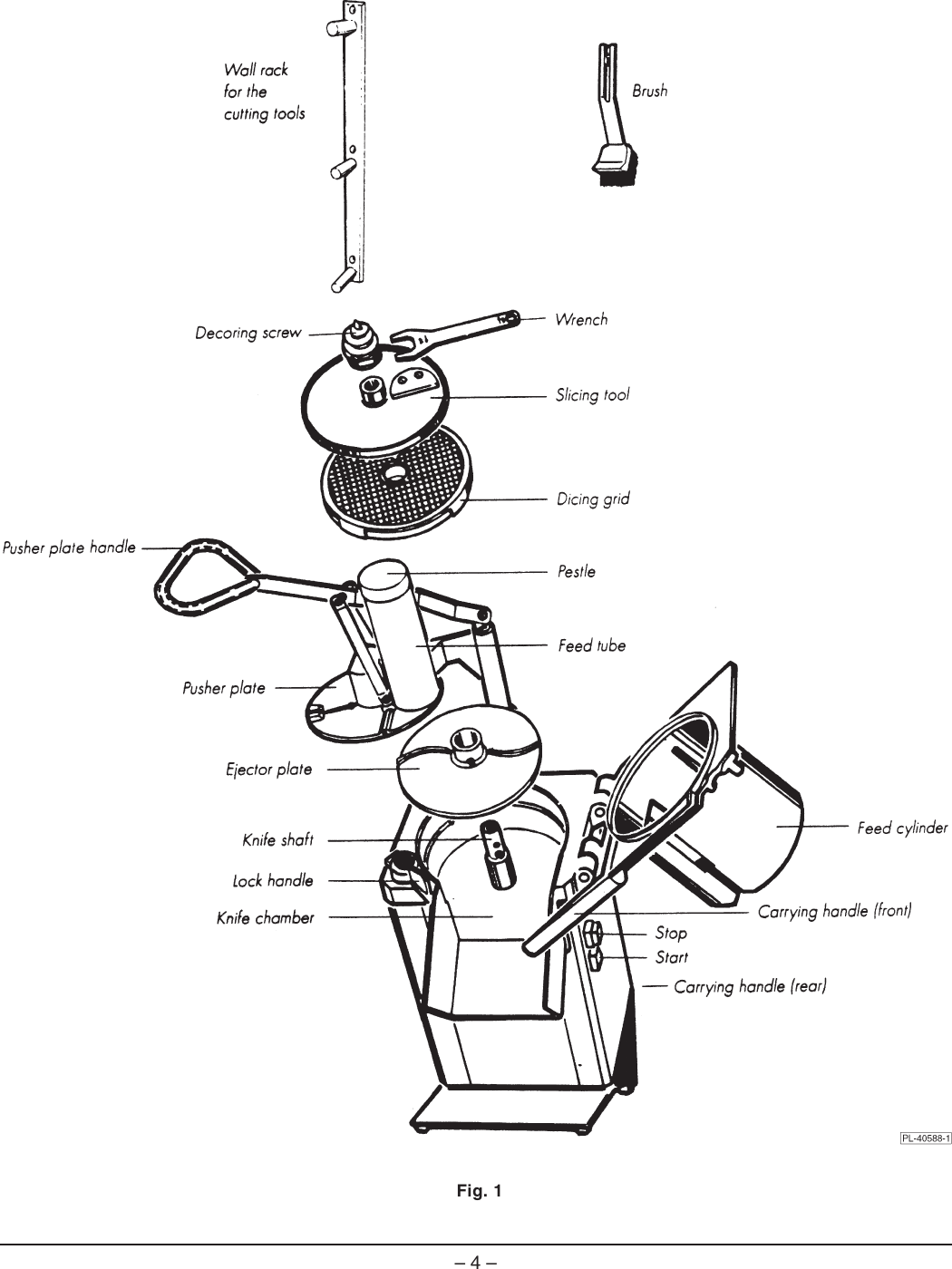 Page 4 of 12 - Hobart Hobart-Ml-104586-Users-Manual- F-19353 FP350 Food Processor  Hobart-ml-104586-users-manual
