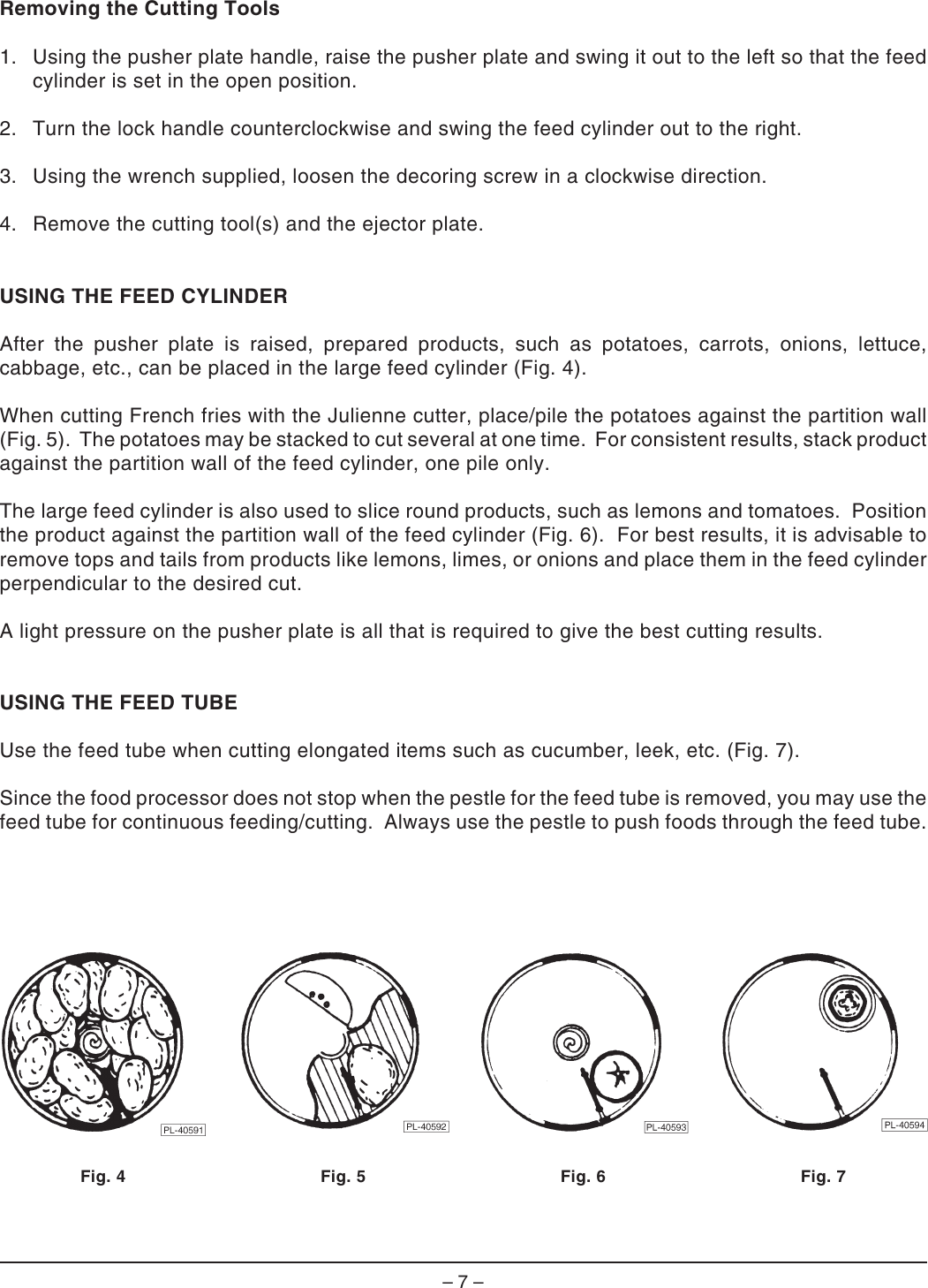 Page 7 of 12 - Hobart Hobart-Ml-104586-Users-Manual- F-19353 FP350 Food Processor  Hobart-ml-104586-users-manual