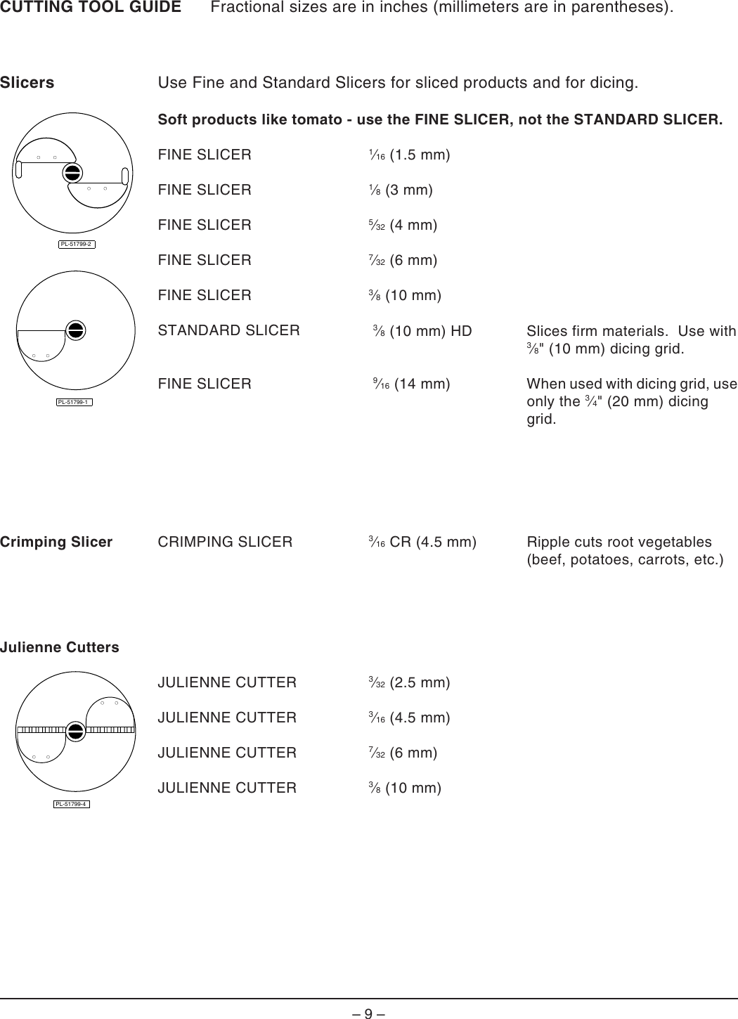 Page 9 of 12 - Hobart Hobart-Ml-104586-Users-Manual- F-19353 FP350 Food Processor  Hobart-ml-104586-users-manual