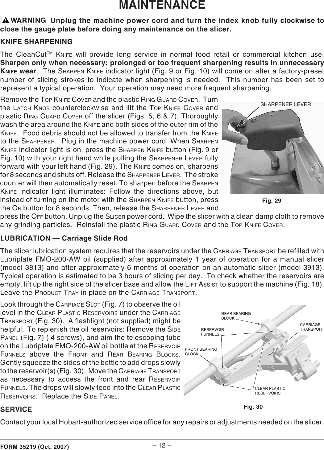 Page 12 of 12 - Hobart Hobart-Ml-136135-Users-Manual-  Hobart-ml-136135-users-manual