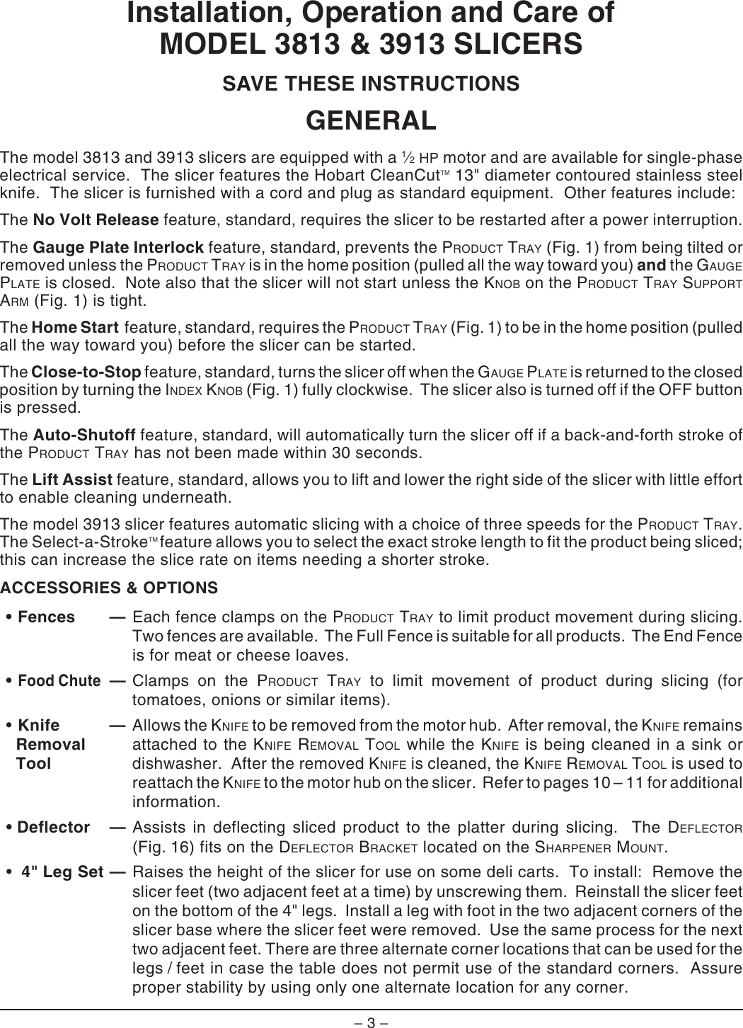Page 3 of 12 - Hobart Hobart-Ml-136135-Users-Manual-  Hobart-ml-136135-users-manual