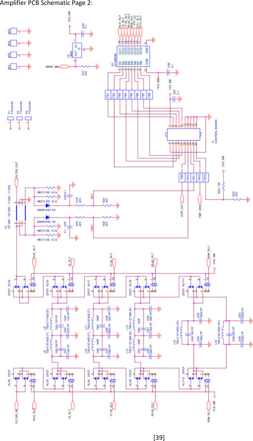 [39]  Amplifier PCB Schematic Page 2:            