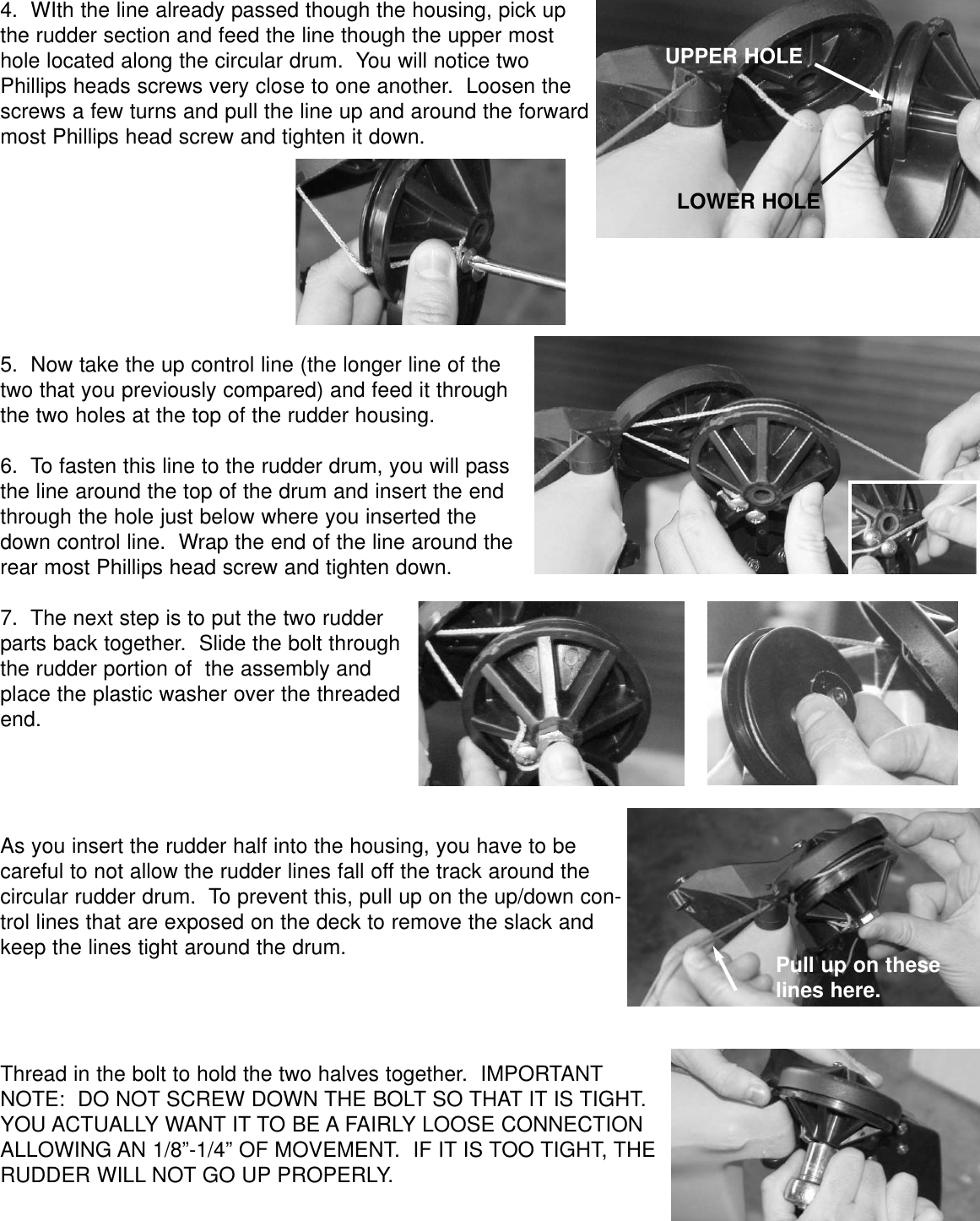 Page 3 of 4 - Hobie Hobie-Twist-N-Stow-Rudder-Users-Manual- Twist And Stow Rudder Replacement Manual  Hobie-twist-n-stow-rudder-users-manual