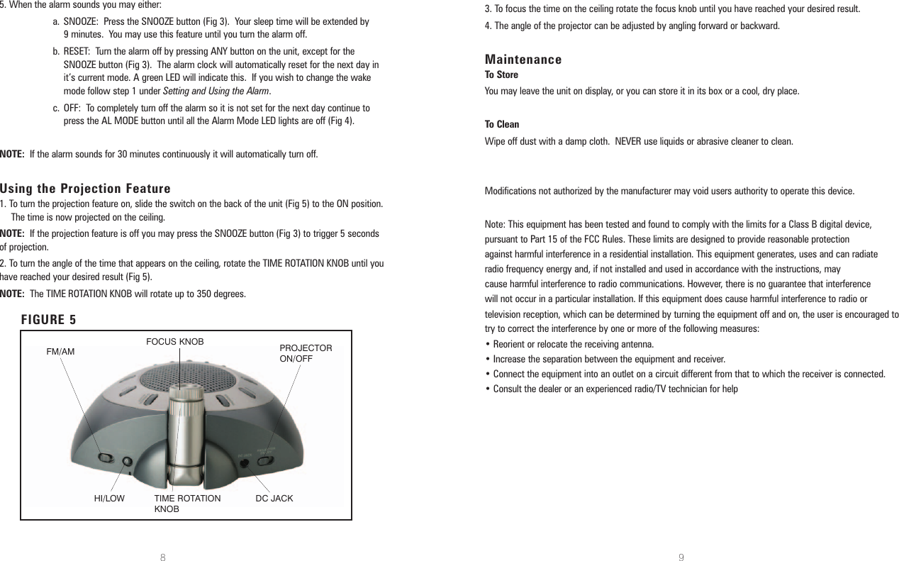Page 5 of 10 - Homedics Homedics-Soundspa-Ib-Ss4000B-Users-Manual- SS-4000 Homedics-soundspa-ib-ss4000b-users-manual