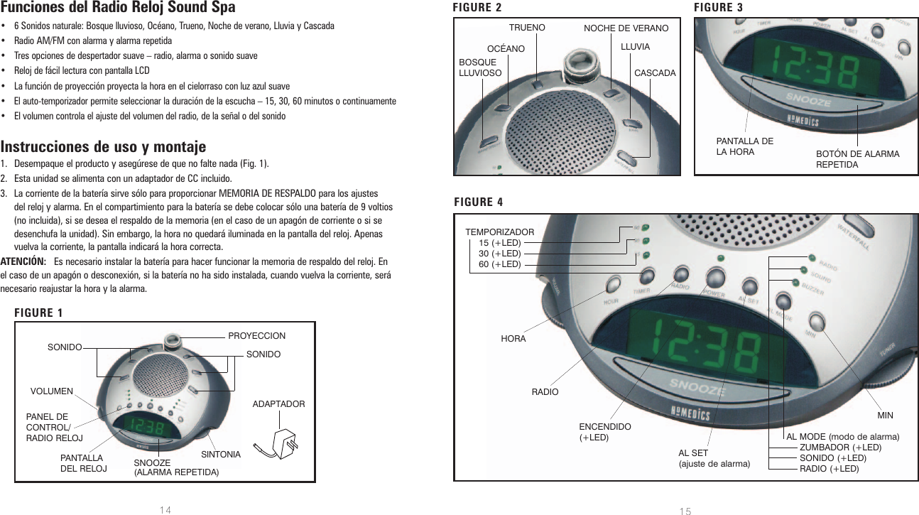 Page 8 of 10 - Homedics Homedics-Soundspa-Ib-Ss4000B-Users-Manual- SS-4000 Homedics-soundspa-ib-ss4000b-users-manual
