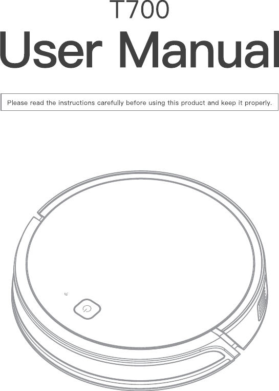 Homer Technology T700 Robotic Vacuum Cleaner User Manual