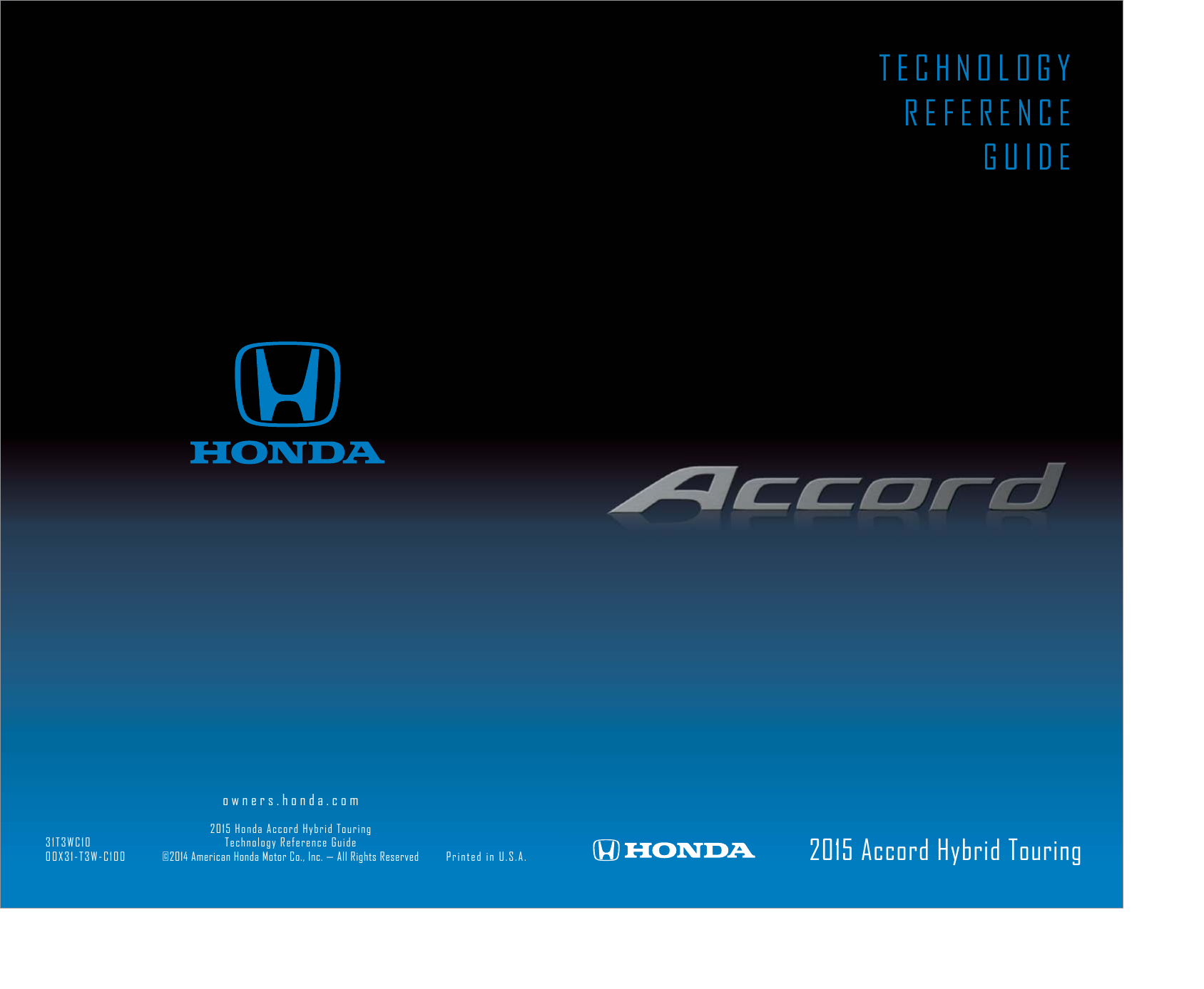 HONDA ACCORD 2015 SERVICE MANUAL PDF visual data 4