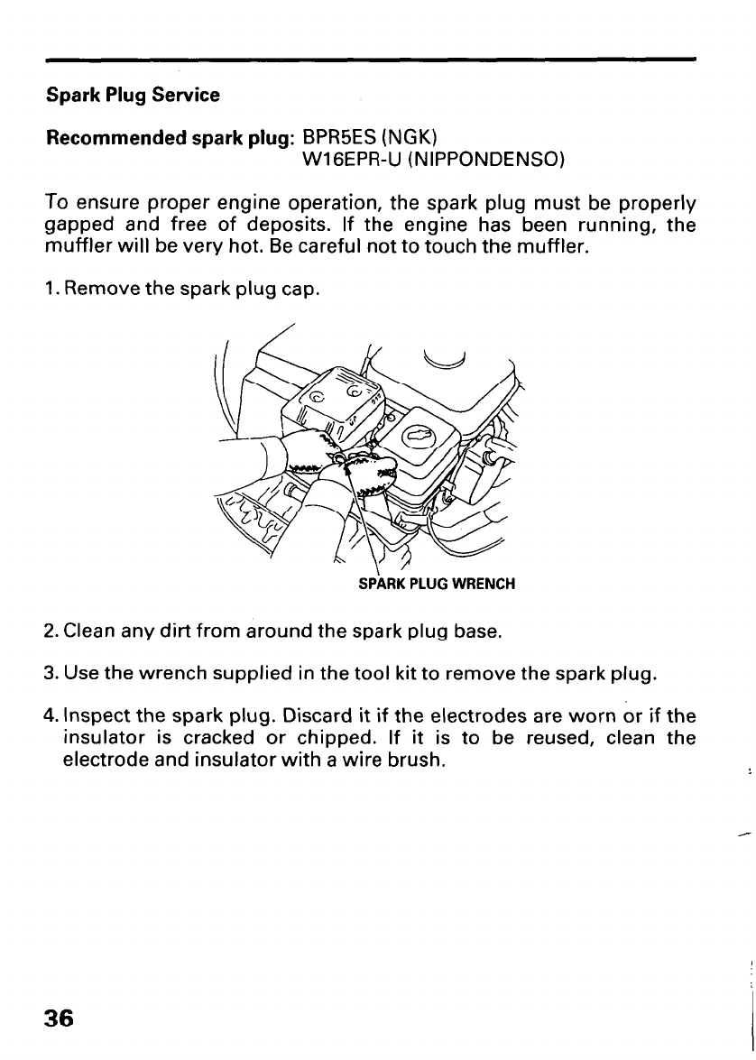 Honda Hs622 Users Manual