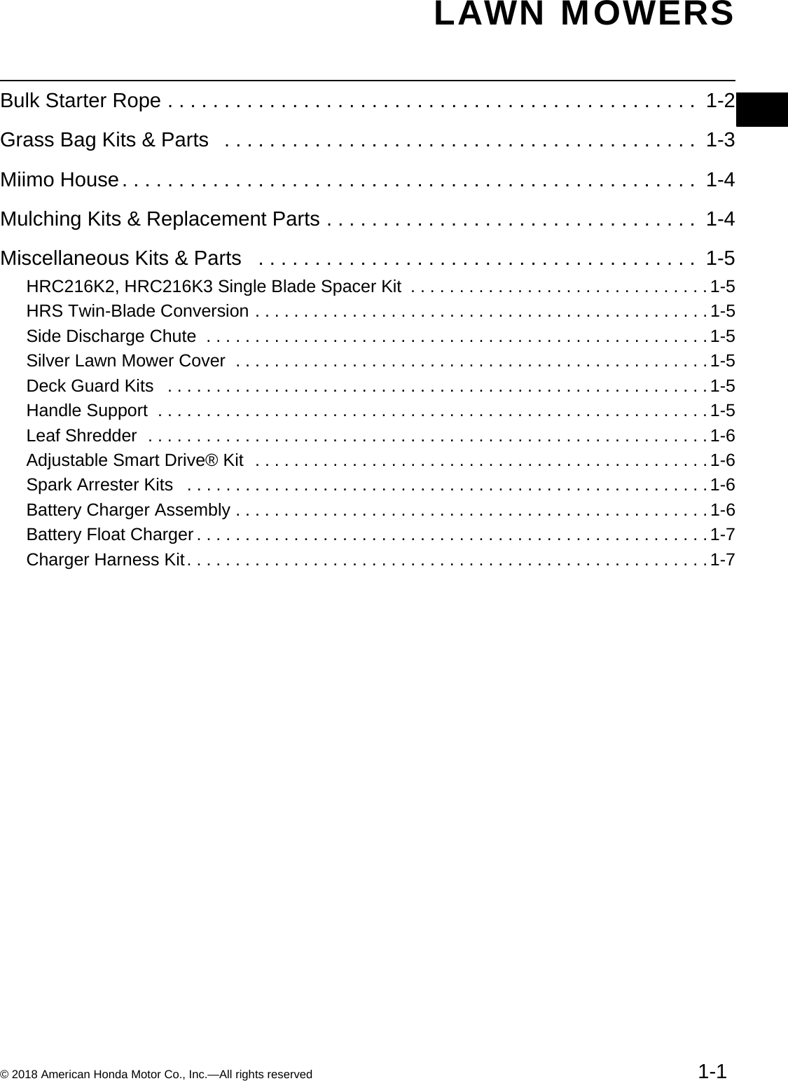 Page 1 of 8 - Honda Preview ! Lawn-mowers