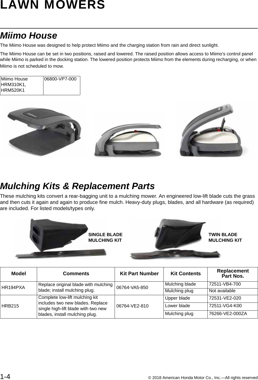 Page 4 of 8 - Honda Preview ! Lawn-mowers