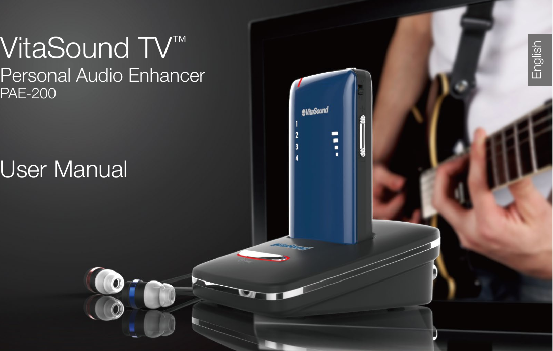 EnglishVitaSound TV™PAE-200User ManualPersonal Audio Enhancer