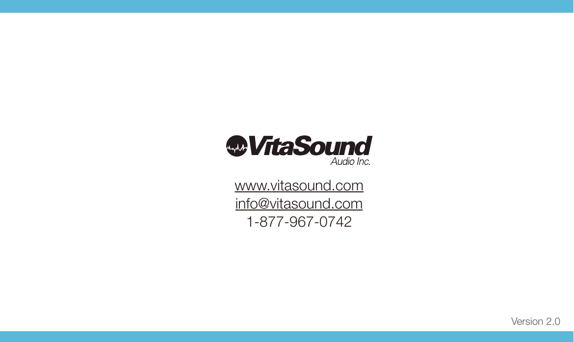 www.vitasound.cominfo@vitasound.com1-877-967-0742Version 2.0