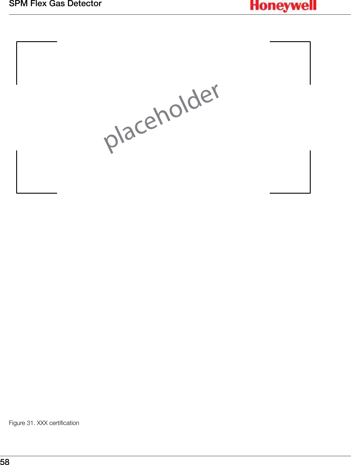 58SPM Flex Gas DetectorFigure 31. placeholderXXX certication