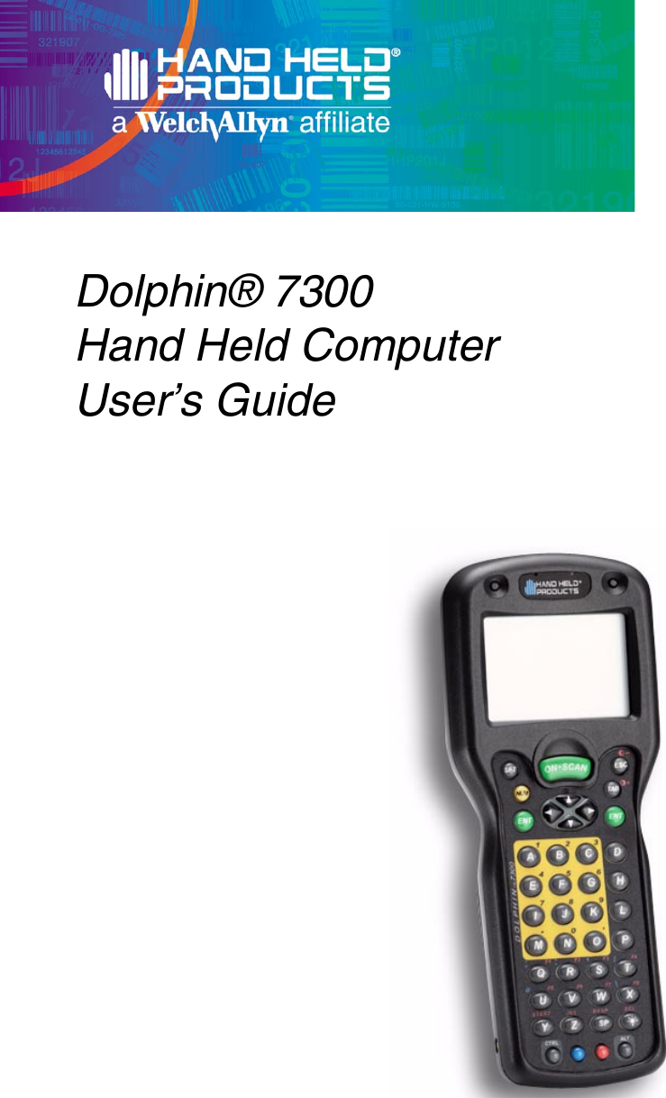 Dolphin® 7300                         Hand Held Computer User’s Guide 
