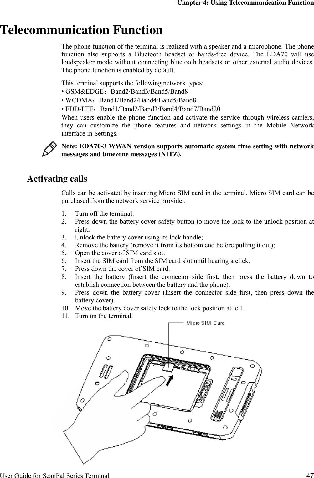 Page 53 of Honeywell EDA703 Tablet User Manual P1