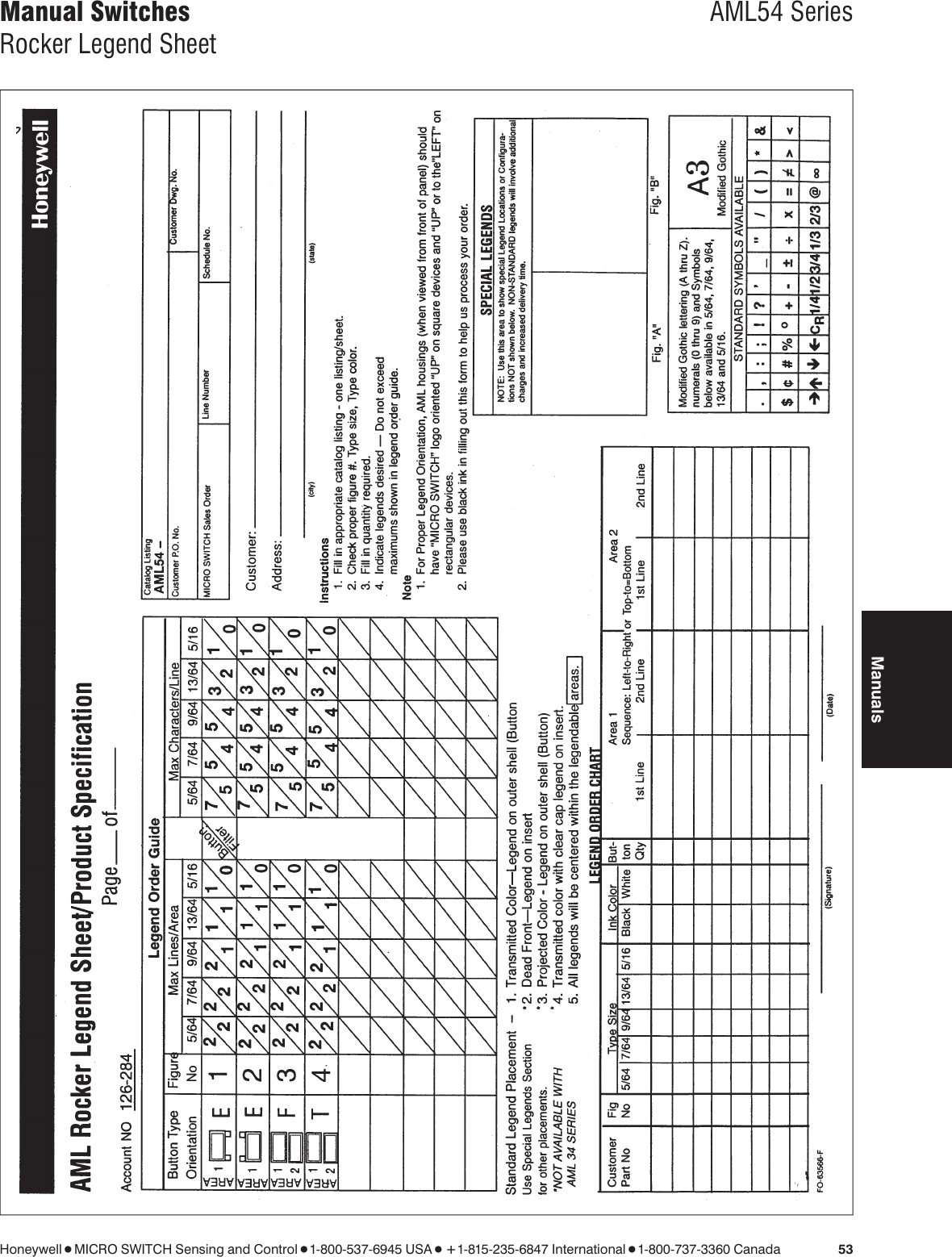 Page 3 of 4 - Honeywell Honeywell-Aml54-Series-Users-Manual- AML 54 And 56 Series Rocker Switch Operators  Honeywell-aml54-series-users-manual