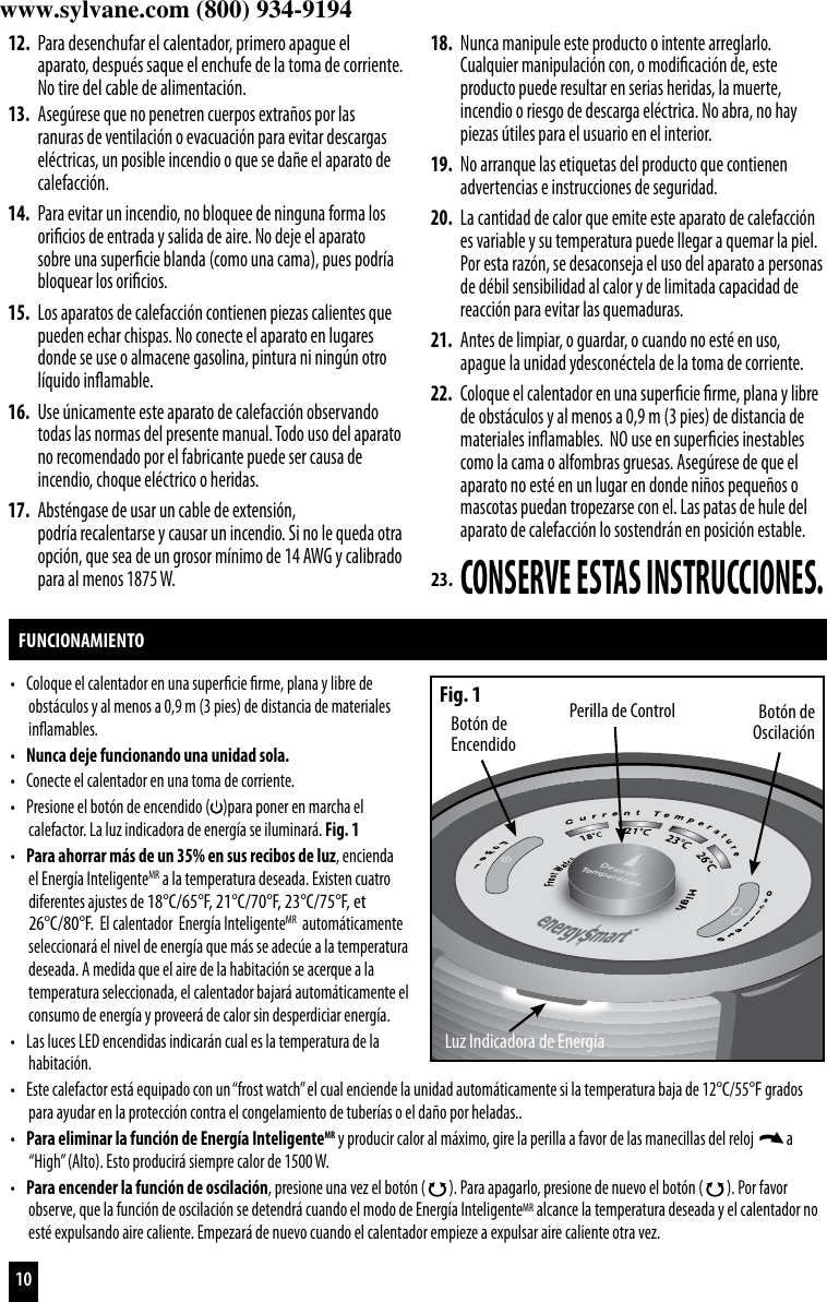 Page 10 of 12 - Honeywell Honeywell-Energy-Smart-Hz-8000-Users-Manual-  Honeywell-energy-smart-hz-8000-users-manual